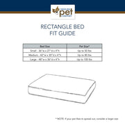 Classic Canvas Rectangle Jamison Dog Bed