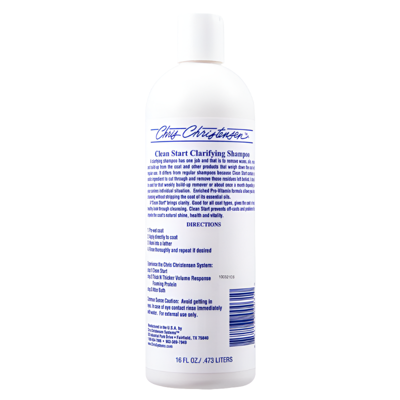 Dog Clean Start Clarifying Shampoo 16oz by Chris Christensen