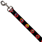 Dog Leash - Looney Tunes Characters Bullseye Pose Black
