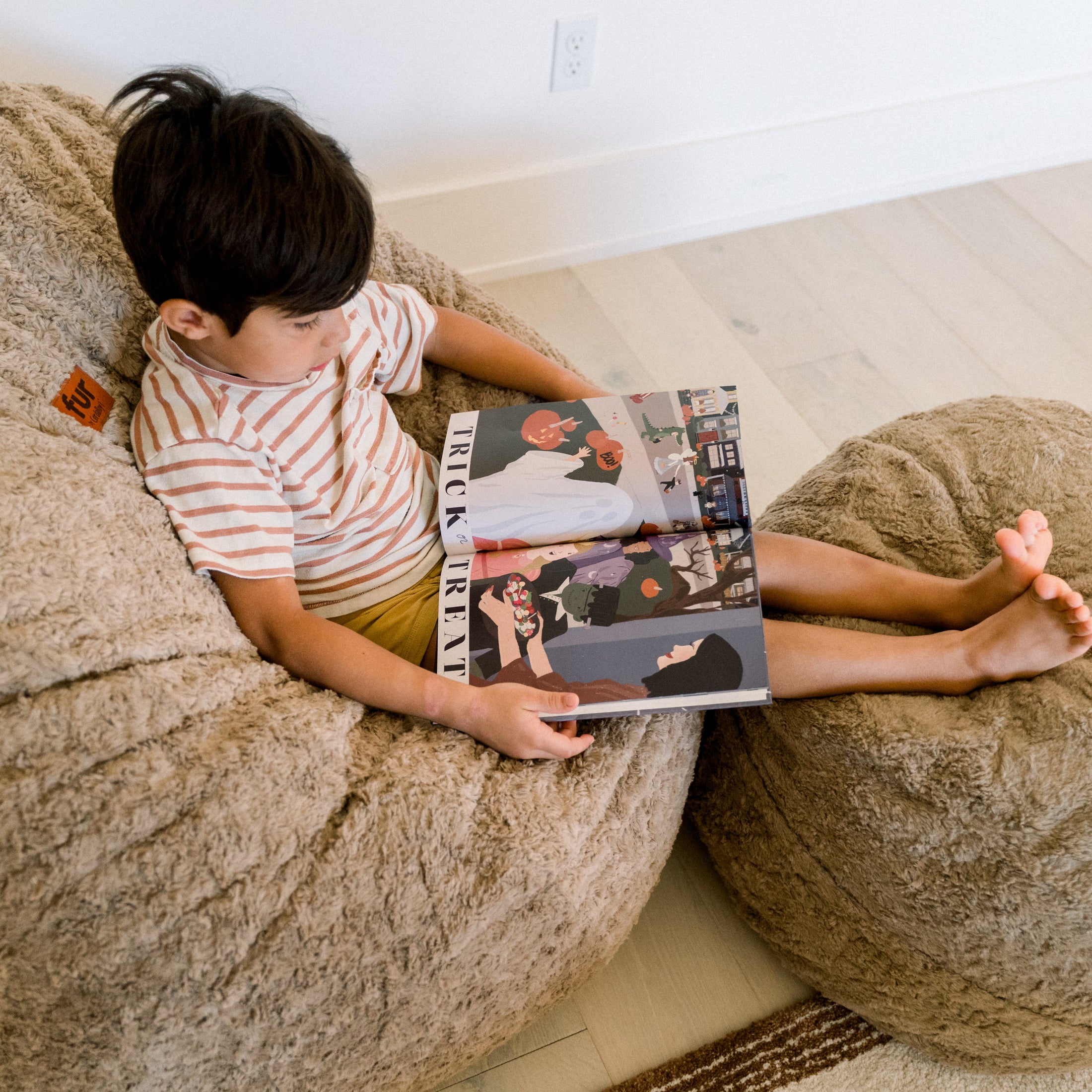 Bean Bag - Full - Faux Fur