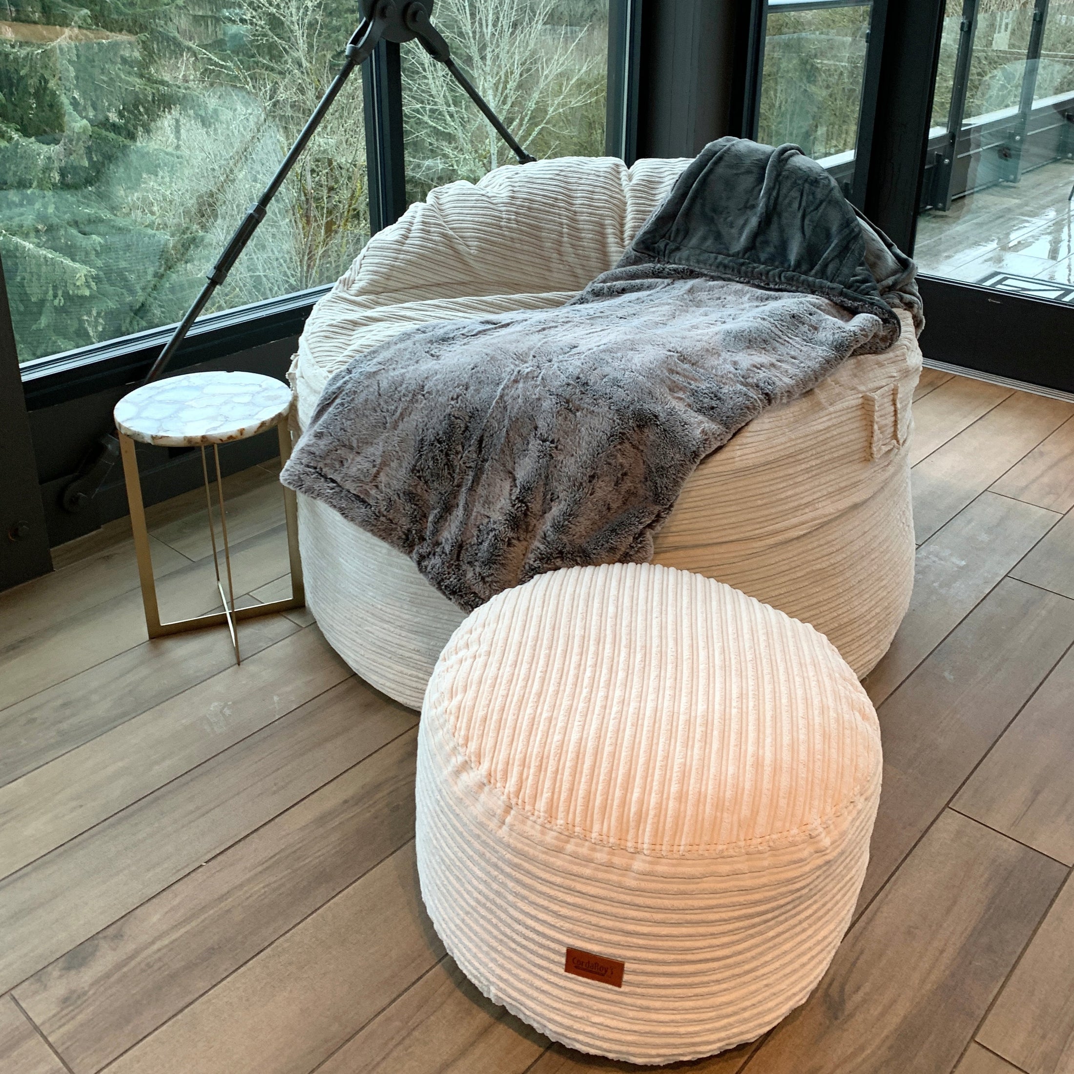 Adult Bean Bag Chair - Queen - NEST Terry Corduroy