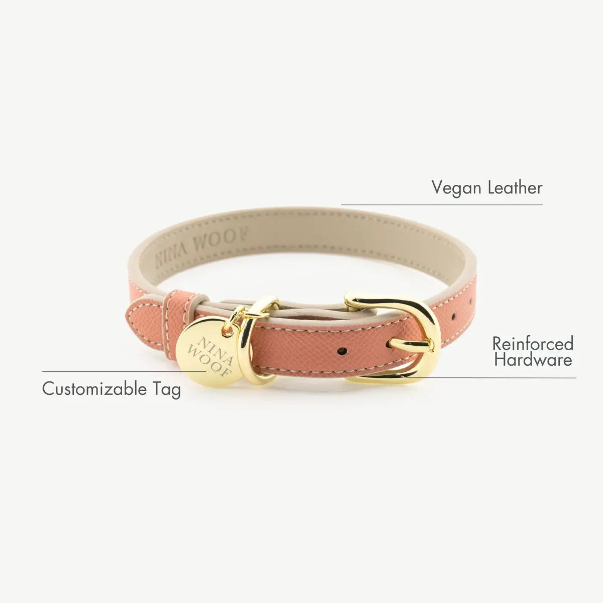 Collar - Vegan Leather - Rio Nina Woof