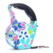 Flower Frenzy Retractable Dog Leash