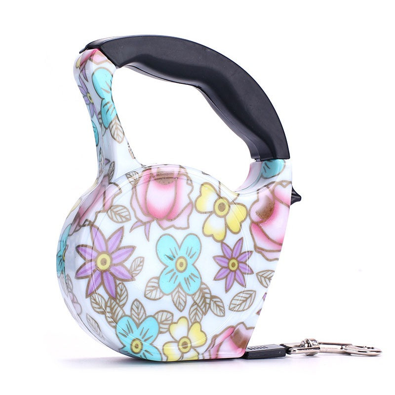 Flower Frenzy Retractable Dog Leash - Southlake Paws