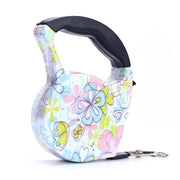 Flower Frenzy Retractable Dog Leash