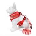 Load image into Gallery viewer, EcoBark Custom-Fit Harness & Leash Combo - Red Stripe
