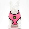 Load image into Gallery viewer, EcoBark Bubblegum Pink Dog Harness - Over-the-Head Dog Vest Halter for Small to Medium Dogs and Puppies
