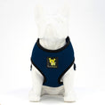 Load image into Gallery viewer, EcoBark Navy Dog Harness - Over-the-Head Soft Mesh Dog Vest Halter for Small to Medium Dogs and Puppies
