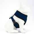 Load image into Gallery viewer, EcoBark Navy Dog Harness - Over-the-Head Soft Mesh Dog Vest Halter for Small to Medium Dogs and Puppies
