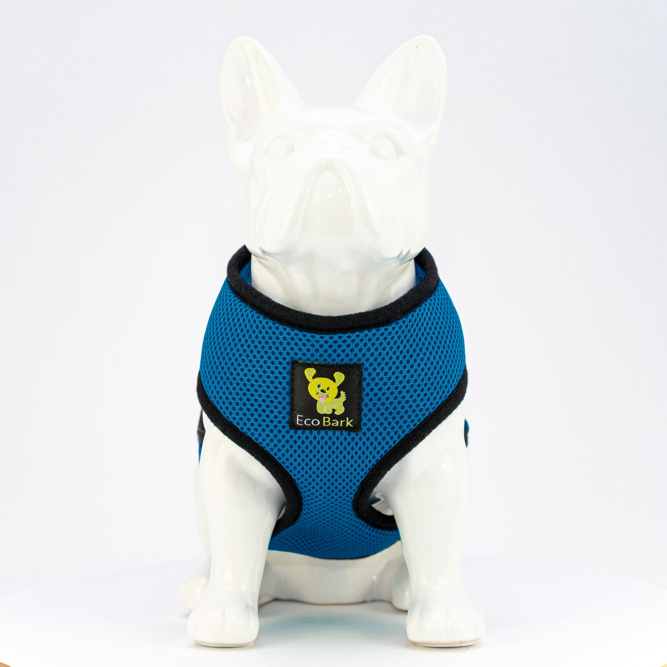EcoBark Teal Dog Harness - Over-the-Head Soft Mesh Dog Vest Halter for Small to Medium Dogs and Puppies