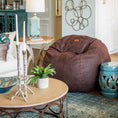 Load image into Gallery viewer, Bean Bag - Queen - Faux Leather
