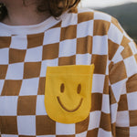 Human Oversized Cotton Smiley Tee 