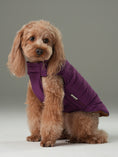 Load image into Gallery viewer, Reversible Dog Vest Jacket - Purple Caramel
