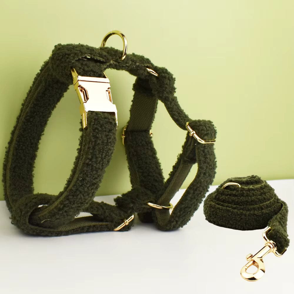 Cozy Olive Teddy Set