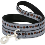 Dog Leash - Suits Gray Stone