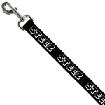 Dog Leash - STEEZ 3-D Black/White