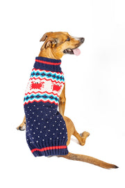 Crabby Wool Dog Sweater