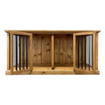 Load image into Gallery viewer, Traditional Medium Dog Rustic Wood Kennel 
