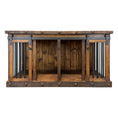 Load image into Gallery viewer, Oasis Medium Dog Rustic Wood Kennel 
