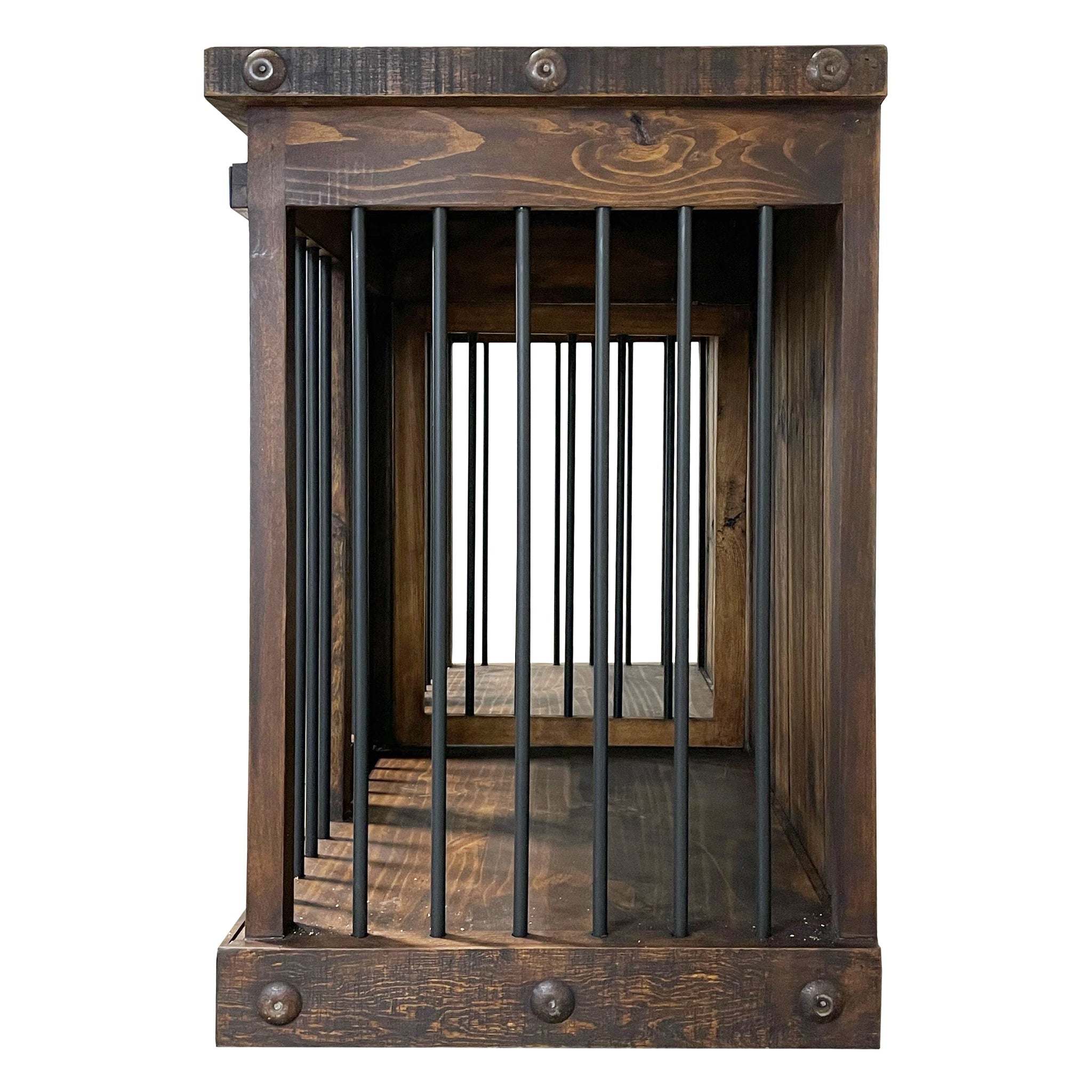Oasis Medium Dog Rustic Wood Kennel 