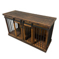 Load image into Gallery viewer, Oasis Medium Dog Rustic Wood Kennel 
