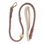 Cream Washable Velvet Animal Leash