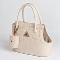 Load image into Gallery viewer, Nooee Pet Ash Felt Dog Carrier
