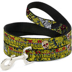 Dog Leash - Born to Raise Hell Yellow