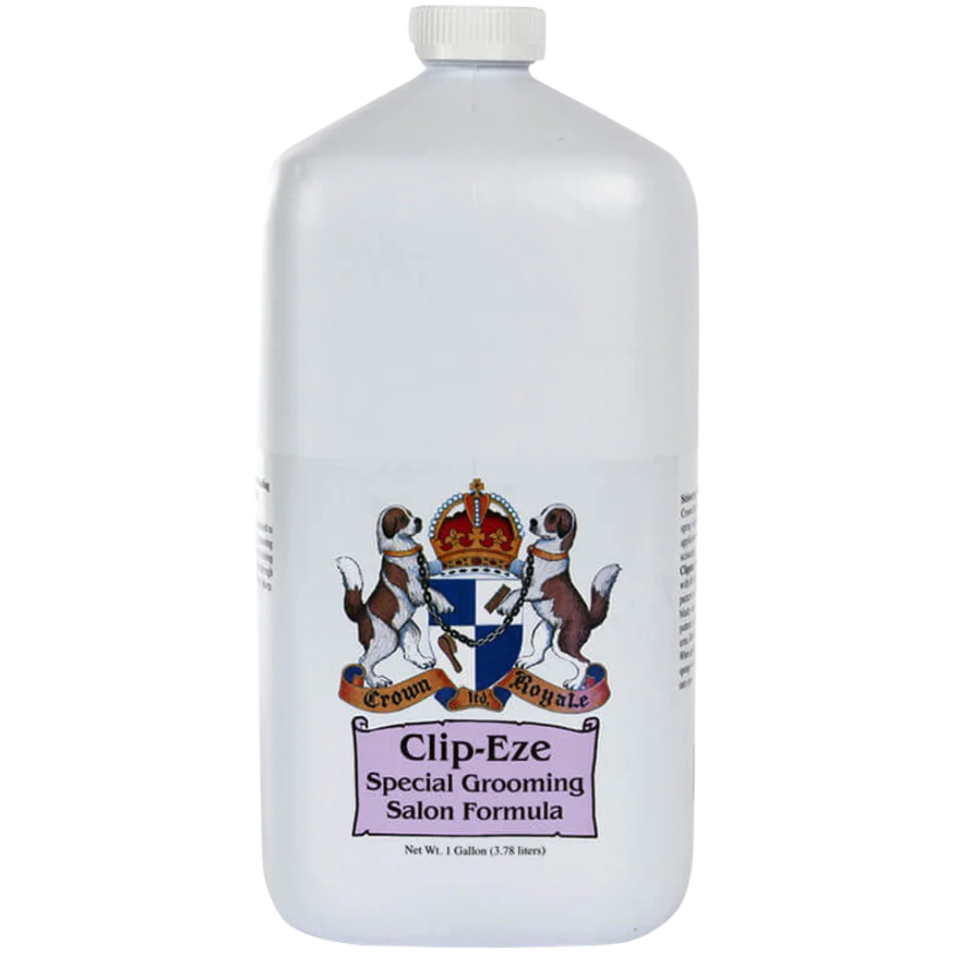 Clip-Eze Spray Ready to use 1Gallon by Crown Royale professional dog grooming tool Southlake Paws