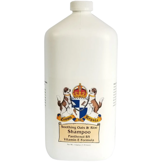 Soothing Oats & Aloe Shampoo 1Gallon by Crown Royale professional dog grooming tool Southlake Paws