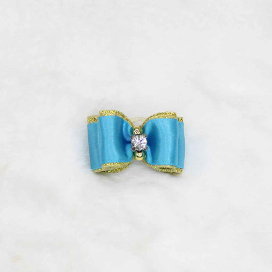 Hello Doggie Crystal Bow Crystal Bows & Barrettes