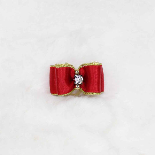 Hello Doggie Crystal Bow Crystal Bows & Barrettes