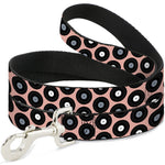 Dog Leash - Vinyl Records Tan/Black/Gray/White