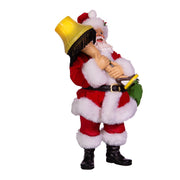 Kurt Adler 10-Inch Leg Lamp Fabriché Santa with Light