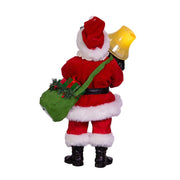 Kurt Adler 10-Inch Leg Lamp Fabriché Santa with Light