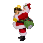 Kurt Adler 10-Inch Leg Lamp Fabriché Santa with Light