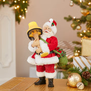 Kurt Adler 10-Inch Leg Lamp Fabriché Santa with Light