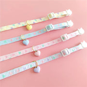Pastel Heart Pet Collars 