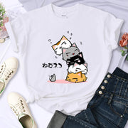Cute Sleepy Cats T-Shirt 
