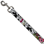 Dog Leash - Mom & Dad CLOSE-UP White