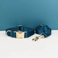 Load image into Gallery viewer, Blue Green Satin Set
