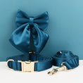 Load image into Gallery viewer, Blue Green Satin Set
