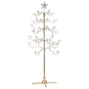 Kurt Adler 76-Inch Revolving Gold Metal Tree