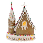 Kurt Adler 13-Inch Claydough Gingerbread Inn with C7 Bulb