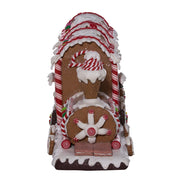 Kurt Adler 19.5-Inch Battery-Operated Gingerbread LED Train Tablepiece