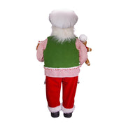 Kurt Adler 40-Inch Christmas Chef Santa with Gingerbread