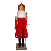 Kurt Adler 32-Inch Plastic Red and Gold King Nutcracker