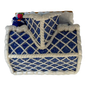 Kurt Adler 4-Inch Clay Dough Hanukkah LED House Table Piece