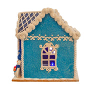 Kurt Adler 7-Inch Battery-Operated Hanukkah LED House Table Piece