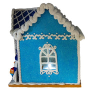 Kurt Adler 7-Inch Battery-Operated Hanukkah LED House Table Piece